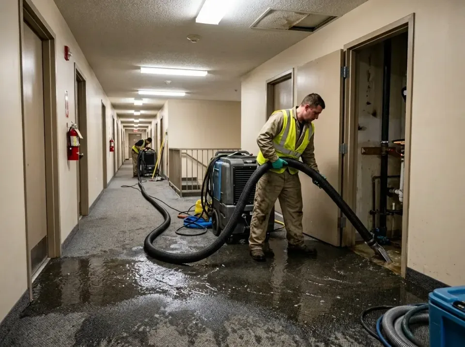multi-unit-apartment-hallway-f-005 — frequently asked questions, Emergency Burst Pipe Water Extraction & Removal in Shamokin…